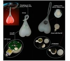 Unbranded Bike Ball Tail Lights, Bike Heart Warning Lights, Night Essential Led Egg Lamp, Waterproof(blue) 7 Unbranded Bike Ball Tail Lights, Bike Heart Warning Lights, Night Essential Led Egg Lamp, Waterproof(blue) -Bikes Shop 406042626 max
