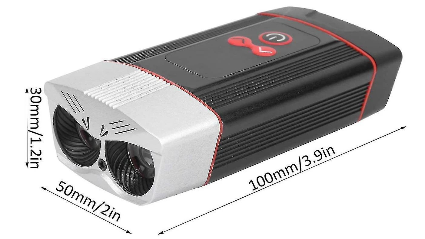 Unbranded Bike Light-bicycle Cycling Headlights Usb Charging Waterproof Led Bike Front Light Accessory(black) 2 Unbranded Bike Light-bicycle Cycling Headlights Usb Charging Waterproof Led Bike Front Light Accessory(black) - Image 2