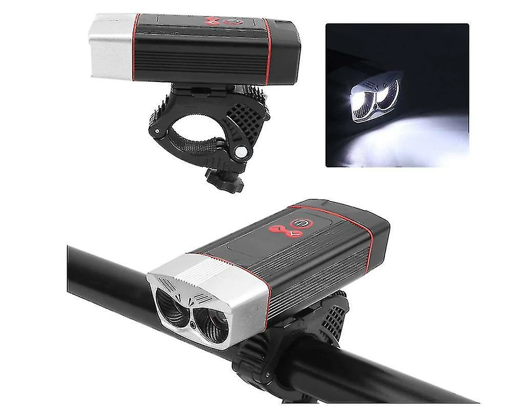 Unbranded Bike Light-bicycle Cycling Headlights Usb Charging Waterproof Led Bike Front Light Accessory(black) 3 Unbranded Bike Light-bicycle Cycling Headlights Usb Charging Waterproof Led Bike Front Light Accessory(black) - Image 3