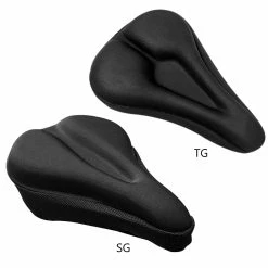 Unbranded Silicone Mtb Bicycle Seat Cushion Gel Cushion Cover Breathable Bike Saddle -Bikes Shop 409440836 max