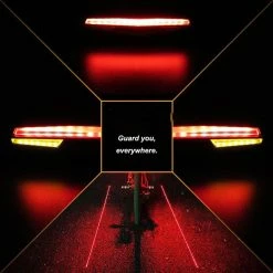 Unbranded Auto On And Off Bike Taillight High Lumen Chargeable Safety Remote Control -Bikes Shop 409449610 max