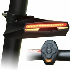 Unbranded Auto On And Off Bike Taillight High Lumen Chargeable Safety Remote Control -Bikes Shop 409449632 max