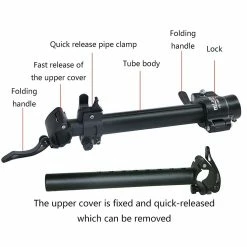 Unbranded Folding Bike Front Fork Head Tube Cycling Handlebar Stem Riser Handlebar Tube -Bikes Shop 409452290 max