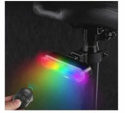 Unbranded Led Bike Rear Light Turn Signal Light With Wireless Remote Control,bike Turn Signal Waterproof Bike Lights,rear Bike Light 11 Lighting Modes(black)
