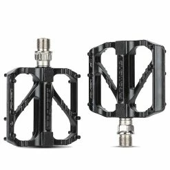 Unbranded Promend Mtb Bike Footboard Cycling Accessories,black+silver