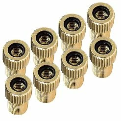 Unbranded 8pcs Convert Presta To Schrader Adapter Compatible With Bike,fr To Us Converter
