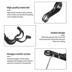 Double Bicycle Extension Bracket Bike Handlebar Extender Aluminum Alloy Bicycle Handlebar Extension Bracket Bicycle Accessories ,ssxjv -Bikes Shop 466493758 max