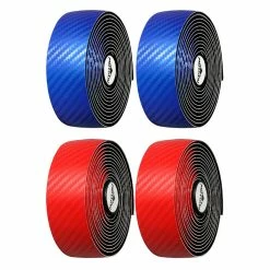 Unbranded Motsuv Road Bike Handlebar Tape Carbon Bicycle Bar Tape Damping Red