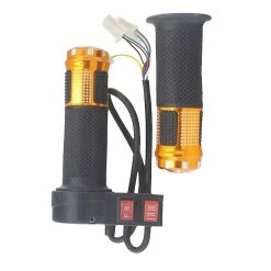 Unbranded 2pcs 22mm Electric Bicycle Throttle Handle Anti-slip Replacing Part E-bike Scooter Repairing Handlebar With 3 Speed Controller -Bikes Shop 495191568 max