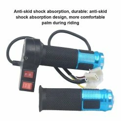 Unbranded 2pcs 22mm Electric Bicycle Throttle Handle Anti-slip Replacing Part E-bike Scooter Repairing Handlebar With 3 Speed Controller -Bikes Shop 495191739 max