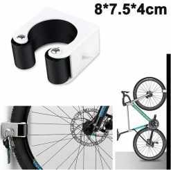 Unbranded Bicycle Parking Buckle Wall Mount Mtb Road Bike Vertical Storage Rack Clip Bike Rack Buckles Mtb Bike