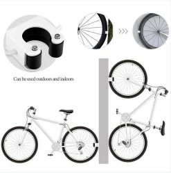 Unbranded Bicycle Parking Buckle Wall Mount Mtb Road Bike Vertical Storage Rack Clip Bike Rack Buckles Mtb Bike -Bikes Shop 501222195 max
