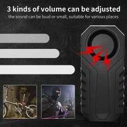 Linkrunning Bike Alarm, Wireless Anti-theft Security Alarm For Bicycle, Motorcycle, Car, Mobility, Scooter, Door Window, 113db Super Loud And Waterproof (remote C -Bikes Shop 501638408 max