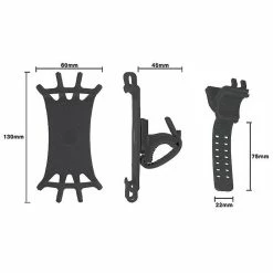 Wonderful Cell Phone Holder Bike, Detachable 360 Adjustable Bike Cell Phone Holder, Unive -Bikes Shop 506502939 max