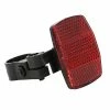 Unbranded Stickers Mount Safe Reflector Rear Warning Bike Trailer Reflective Film Reflective Tape Decals Accessories (red)