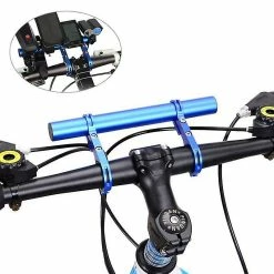 Tiny-witch Bicycle Flashlight Holder Handlebar Extender Bike Frame Extension Mount Holder Multi-function Extension Bracket Bike Accessories