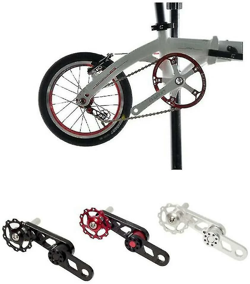 Unbranded Bike Speed Tensioner, Aluminum Alloy Single Speed Chain Tensioner 2 Unbranded Bike Speed Tensioner, Aluminum Alloy Single Speed Chain Tensioner - Image 2