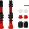 Bicycle Tire Valve 2 Pieces Mountain Bike Tubeless Valve Stem Bicycle Aluminum Alloy Valve Stem