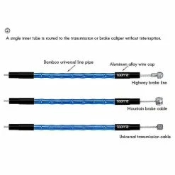 Unbranded Toopre Bike Fishbone Tube Set Aluminium Shift Brake Cable Tube 4 -Bikes Shop 518740364 max