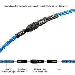 Unbranded Toopre Bike Fishbone Tube Set Aluminium Shift Brake Cable Tube 4 -Bikes Shop 518740428 max