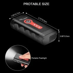 Unbranded Bike Light, Powerful 2400 Lumens, 4400mah, Bicycle Light Front Light Usb Rechargeable Led Headlight Lamp, 4 Light Modes, Waterproof Ip65 For Camping, -Bikes Shop 519962836 max
