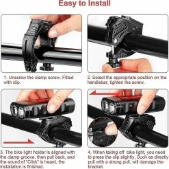 Unbranded Bike Light, Powerful 2400 Lumens, 4400mah, Bicycle Light Front Light Usb Rechargeable Led Headlight Lamp, 4 Light Modes, Waterproof Ip65 For Camping, -Bikes Shop 519962892 max