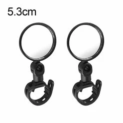 Unbranded 2pcs Easy Install Bike Rearview Mirror Road Bicycle Adjustable Rotatable Replacement Parts Shockproof Convex Outdoor Cycling -Bikes Shop 527409345 max