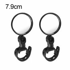 Unbranded 2pcs Easy Install Bike Rearview Mirror Road Bicycle Adjustable Rotatable Replacement Parts Shockproof Convex Outdoor Cycling -Bikes Shop 527409349 max