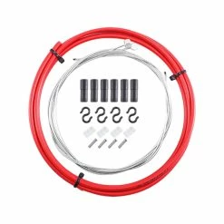 Unbranded Pvc Durable Housing Styling Bicycle Brake Cable Set Front Rear Mountain Bike Professional Easy Install Replacement Parts Line -Bikes Shop 527409404 max