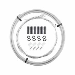 Unbranded Pvc Durable Housing Styling Bicycle Brake Cable Set Front Rear Mountain Bike Professional Easy Install Replacement Parts Line -Bikes Shop 527409408 max