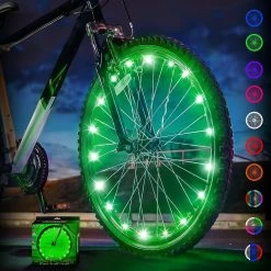 Unbranded Led Bike Wheel Lights With Batteries Included! Visible From All Angles For Ultimate Safety -Bikes Shop 530125713 max