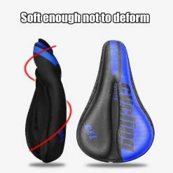 Unbranded Mountain Bike Comfort Soft Gel Pad Cushion Saddle Seat Cover Bicycle Cycle -Bikes Shop 531669937 max