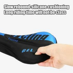 Unbranded Mountain Bike Comfort Soft Gel Pad Cushion Saddle Seat Cover Bicycle Cycle -Bikes Shop 531669965 max