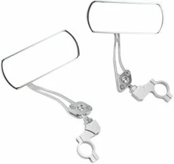 Unbranded 1 Pair Adjustable Bicycle Mirror Bicycle Rear View Mirror Safety Mountain Bike Cycling