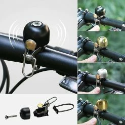 Unbranded Black Retro Copper Bicycle Cycling Horn Bike Accessories -Bikes Shop 533477543 max