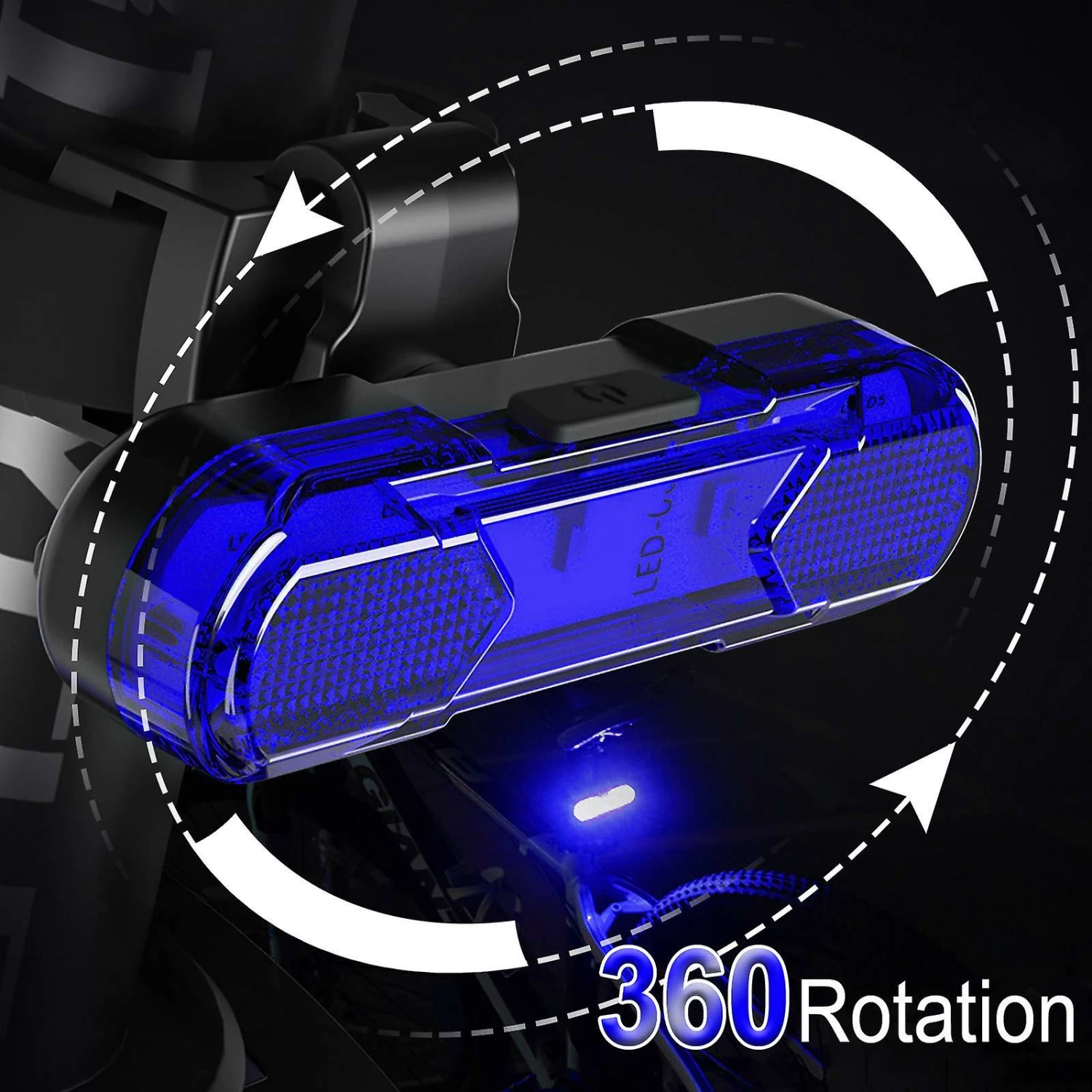 Unbranded 2 Pack Waterproof Usb Rechargeable Bike Rear Lights With 4 Light Modes For Cycling Safety 2 Unbranded 2 Pack Waterproof Usb Rechargeable Bike Rear Lights With 4 Light Modes For Cycling Safety - Image 2