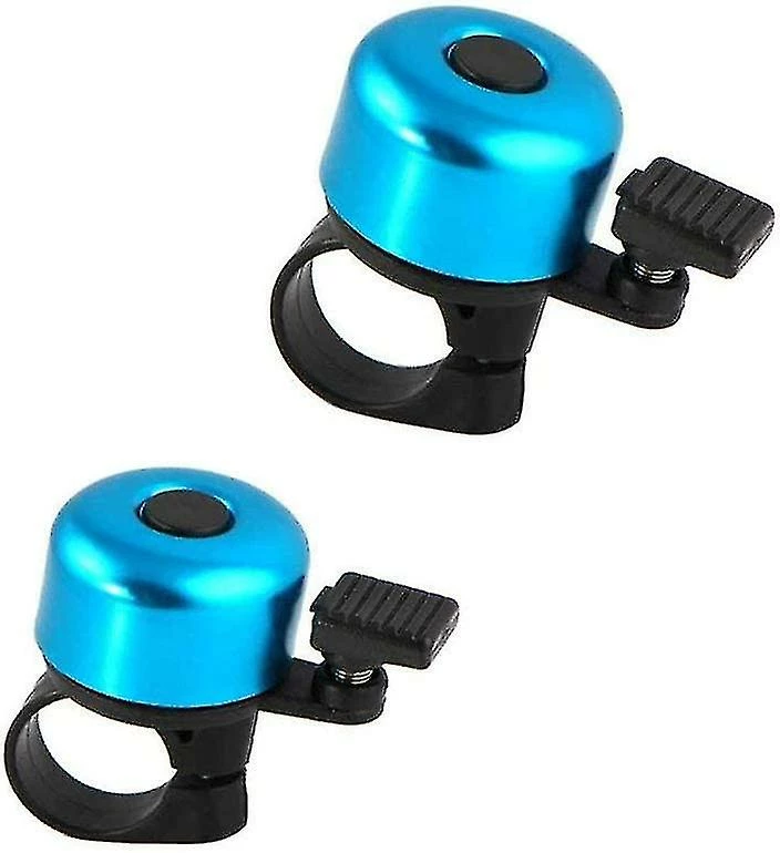 Unbranded 2 Pack Classic Aluminum Bike Bells With Loud And Crisp Sound For Scooter, Road Bike And Mtb (blue) 3 Unbranded 2 Pack Classic Aluminum Bike Bells With Loud And Crisp Sound For Scooter, Road Bike And Mtb (blue) - Image 3