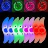 Unbranded 8pcs Bike Spoke Lights, Waterproof Wheel Spoke Lights Wheel Rim Light Used For Bicycle Spoke Decoration Safety And Warning