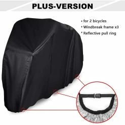 Giveuphesit 1 Pcs Bike Cover For 2 Or 3 Bikes - Outdoor Waterproof Bicycle Covers - 210d Ripstop Material Offers Constant Protection For All Types Of Bicycles -Bikes Shop 542762314 max