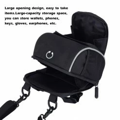 Unbranded Afishtour Bike Handlebar Bag Waterproof Bicycle Front Hanging Bag Shoulder Bag 2l Cycling Accessories For Mountain Road Bike -Bikes Shop 548489031 max