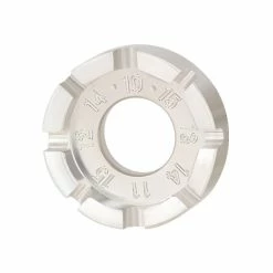 Unbranded Bicycle Spoke Nipple Wrench 8 Way Groove Bike Wheel Rim Adjuster Spanner Galvanized Repair Service Tool Key