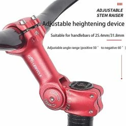 Unbranded Lebycle 6061 Aluminum Alloy Bike Stem For 25.4/31.8mm Cycling Bike,c -Bikes Shop 550523071 max