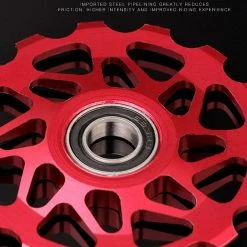 Unbranded 2x 15t 7075 Bicycle Rear Derailleur Pulley Road Bike Guide Roller Tensioner Part Cycling,black -Bikes Shop 554491062 max