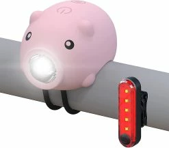 Unbranded Bicycle Lights And Tail Lights With Horn Function,usb Rechargeable Bike Light120 Decibel Speaker