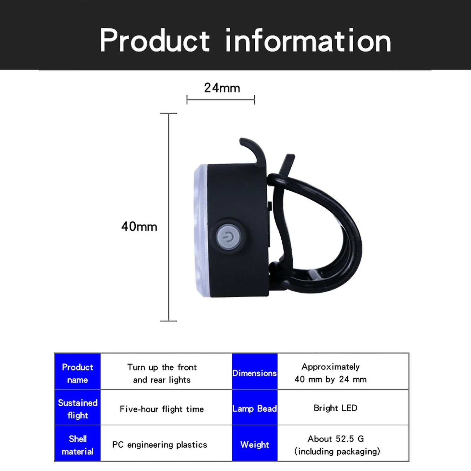 Unbranded Cycling Running Lights Mountain Bike Mtb Usb Charging Headlight Tail Light Set 5 Unbranded Cycling Running Lights Mountain Bike Mtb Usb Charging Headlight Tail Light Set - Image 5