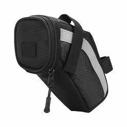 Unbranded Portable Storage Pouch Outdoor Waterproof Accessories Zipper Bike Saddle Bag