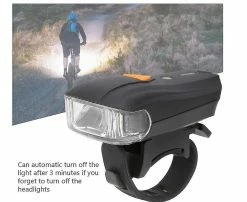 Unbranded Super Bright Waterproof Bike Front Light High Brightness Light Scooters And Strollers Wheelchairs And So On(black) -Bikes Shop 559824846 max