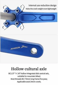 Unbranded Ixf 104bcd Mtb Bike Crankset Narrow Wide Single Chainring 170mm Crank Set -Bikes Shop 562162891 max