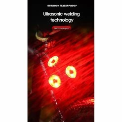 Unbranded Bike Lights Waterproof Flash Tail Light Bike Rear Tail Light Red -Bikes Shop 563618102 max