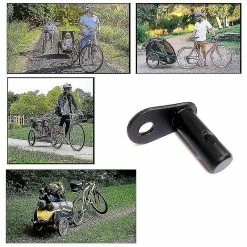 Unbranded 2pcs Bicycle Trailer Hitch Bike Trailer Hitch Coupler -Bikes Shop 569030155 max
